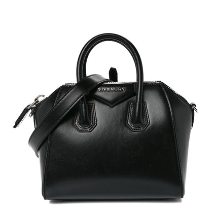 Givenchy Shiny Lord Calfskin Mini Antigona Black 1 of 12