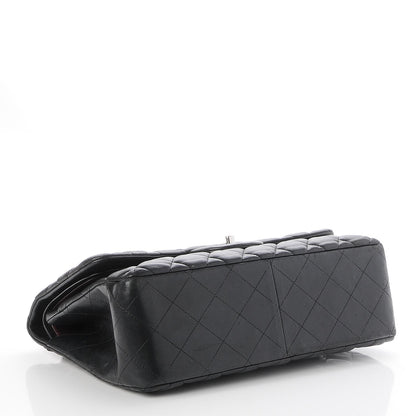 Chanel Lambskin Quilted Jumbo Double Flap Black 5 of 8