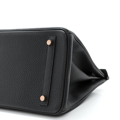 Hermes Togo Birkin 30 Black 10 of 12