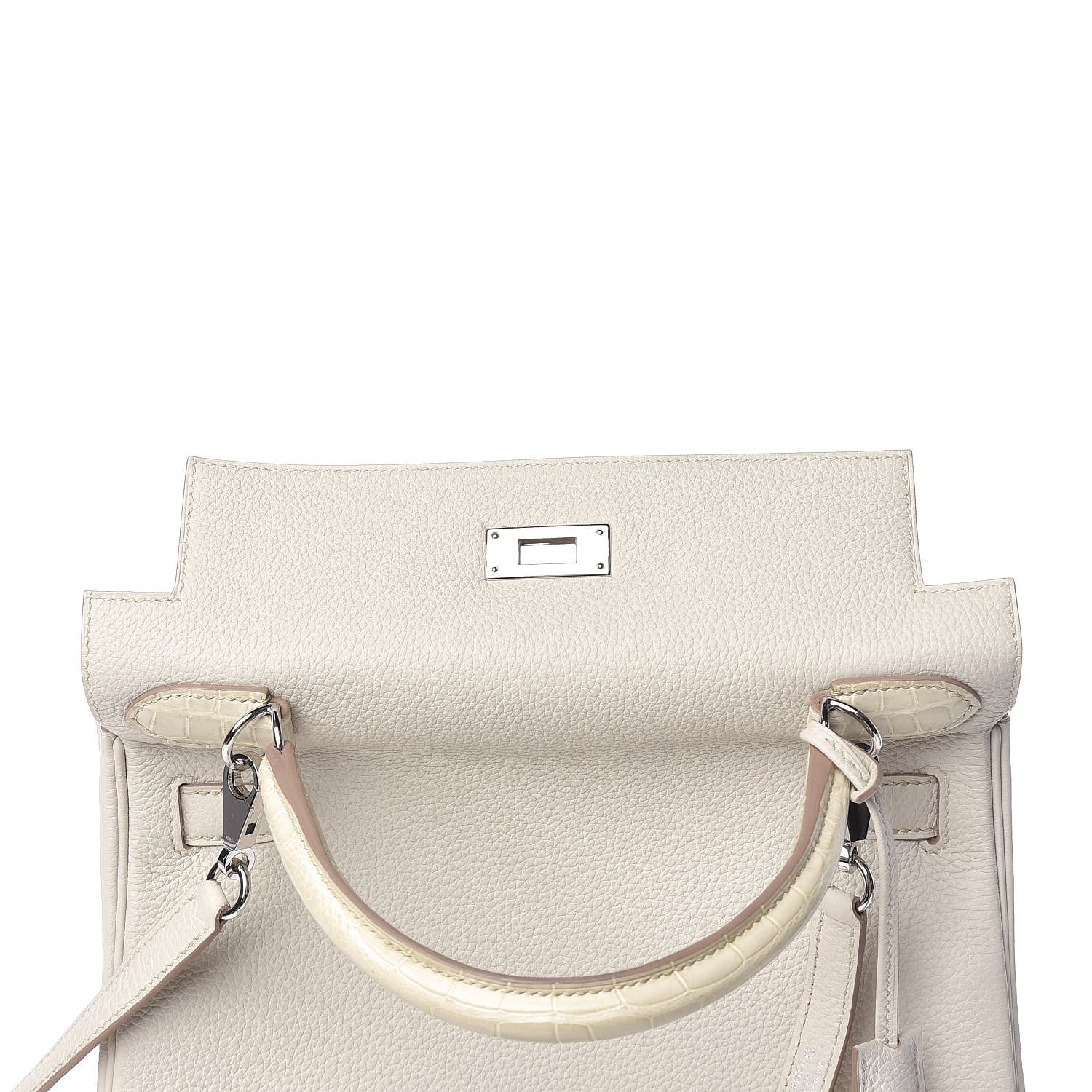 Hermes Matte Alligator Togo Kelly Retourne 28 Beton 35 of 41