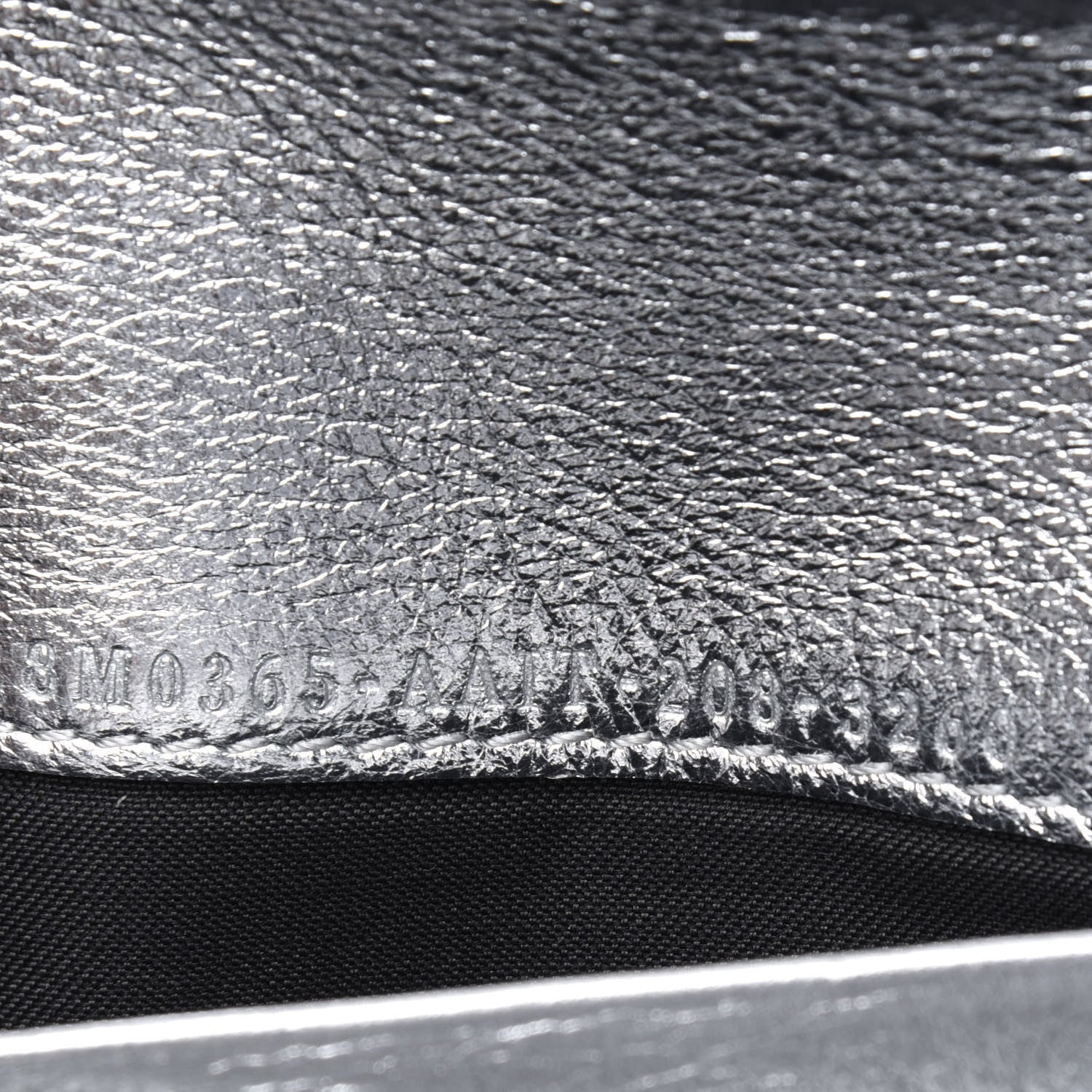 Fendi Vitello Soft Catalan Mirror F is Fendi Bi-Color FF 1974 Embossed Continental Envelope Wallet On Chain Maya Black Argento 7 of 12