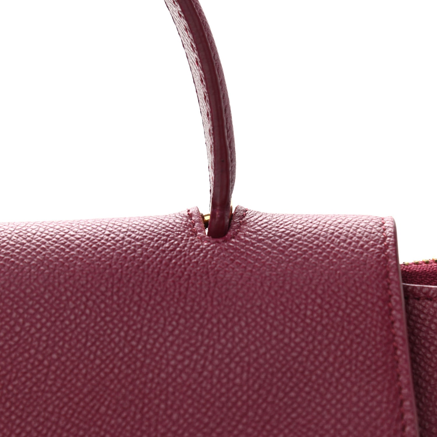 Celine Grained Calfskin Micro Belt Bag Plum 7 of 10