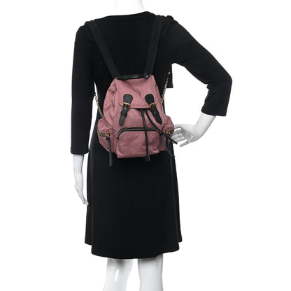 Burberry Nylon Small Rucksack Backpack Mauve Pink 2 of 10