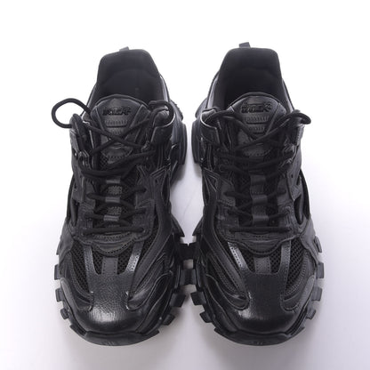 Balenciaga Rubber Mesh Pearlescent Mens Track.2 Open Sneakers 44 Black 6 of 10