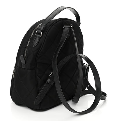 Prada Nylon Tessuto Impuntu Quilted Backpack Black 3 of 10