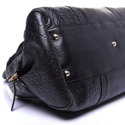 Gucci Guccissima Signoria Large Dome Bag Black 6 of 12