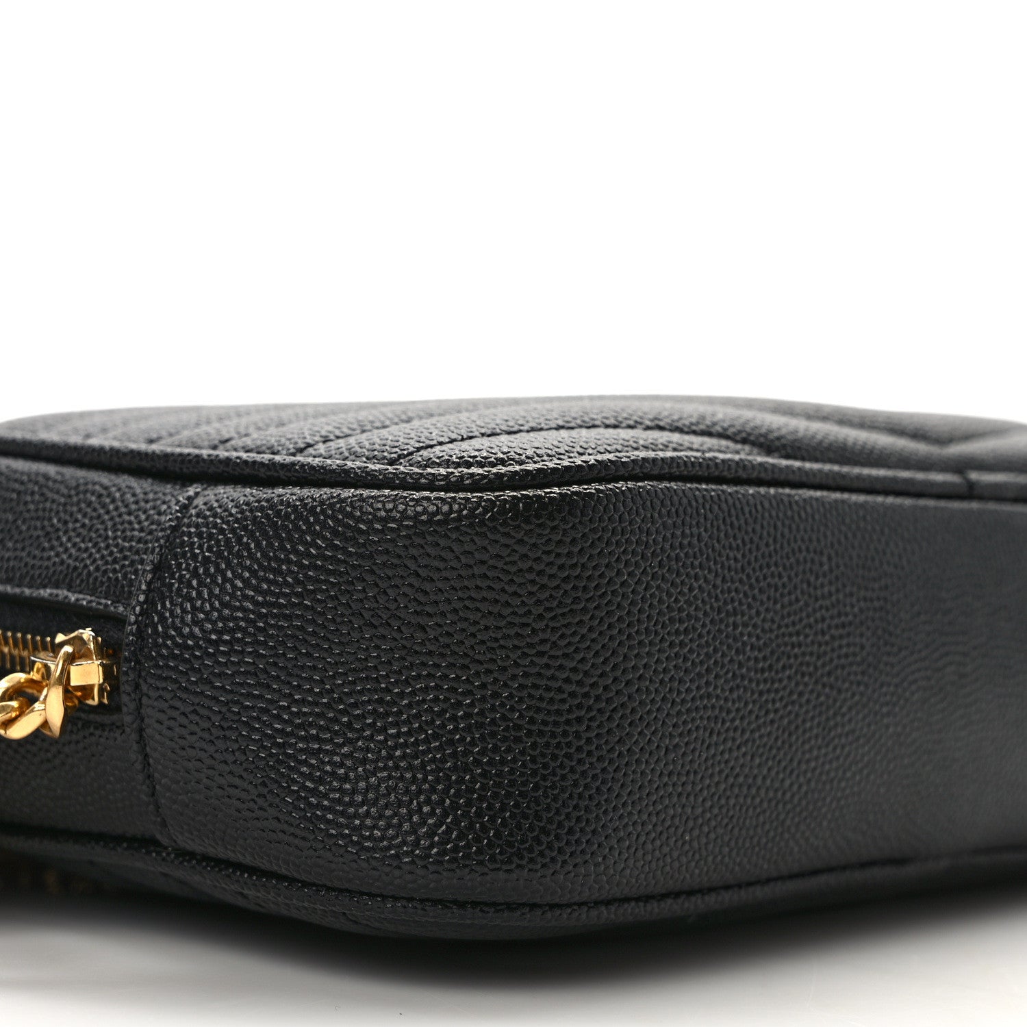 Saint Laurent Grain De Poudre Matelasse Monogram Mini Lou Camera Bag Black 9 of 12