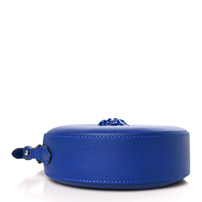 Versace Calfskin La Medusa Round Camera Bag Blue 4 of 8