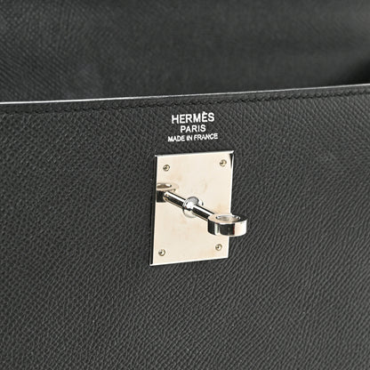Hermes Epsom Kelly Sellier 32 Black 6 of 15