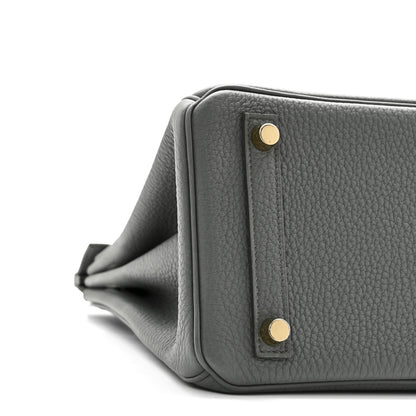 Hermes Togo Birkin 25 Vert Amande 9 of 11