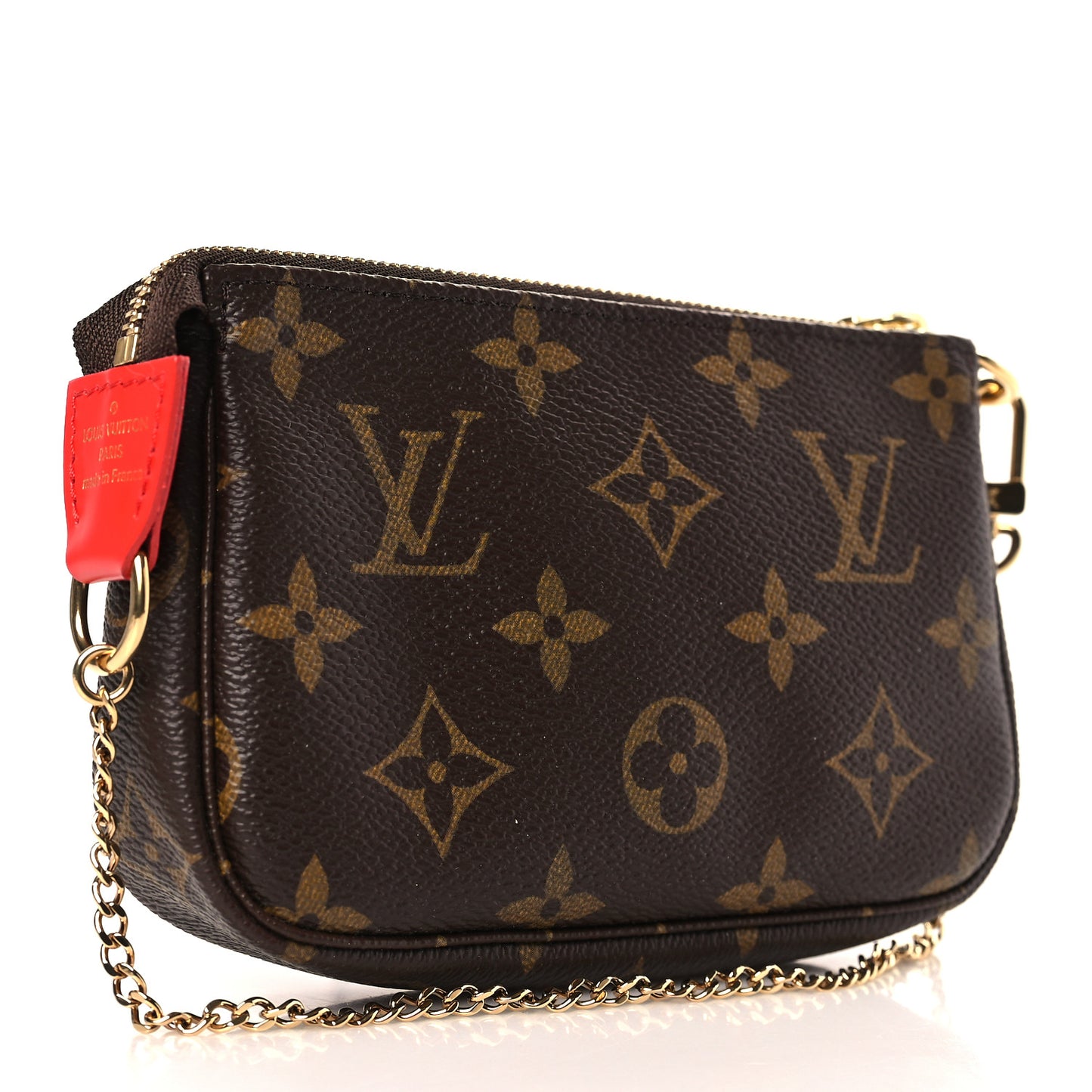 Monogram 2020 Christmas Animation Bumper Cars Mini Pochette Accessories Coquelicot