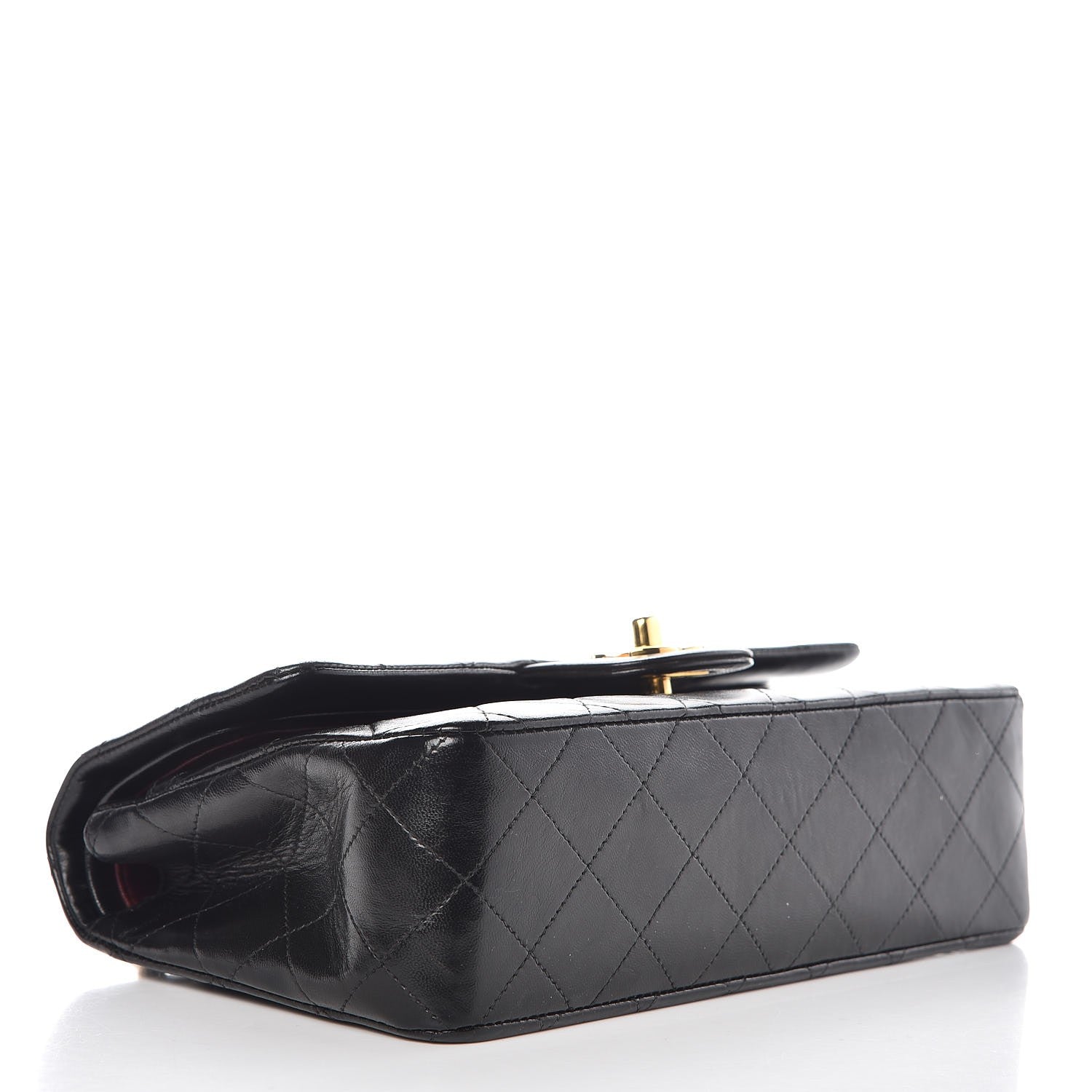 Chanel Lambskin Quilted Small Double Flap Black 4 of 9