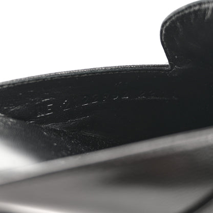 Hermes Goatskin Oz Mules 38 Black 8 of 9
