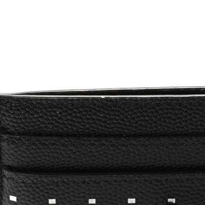 Saint Laurent Grain De Poudre Geo Print Monogram Credit Card Case Black White 8 of 8