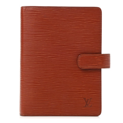Louis Vuitton Epi Medium Ring Agenda Cover Kenyan Fawn 1 of 7