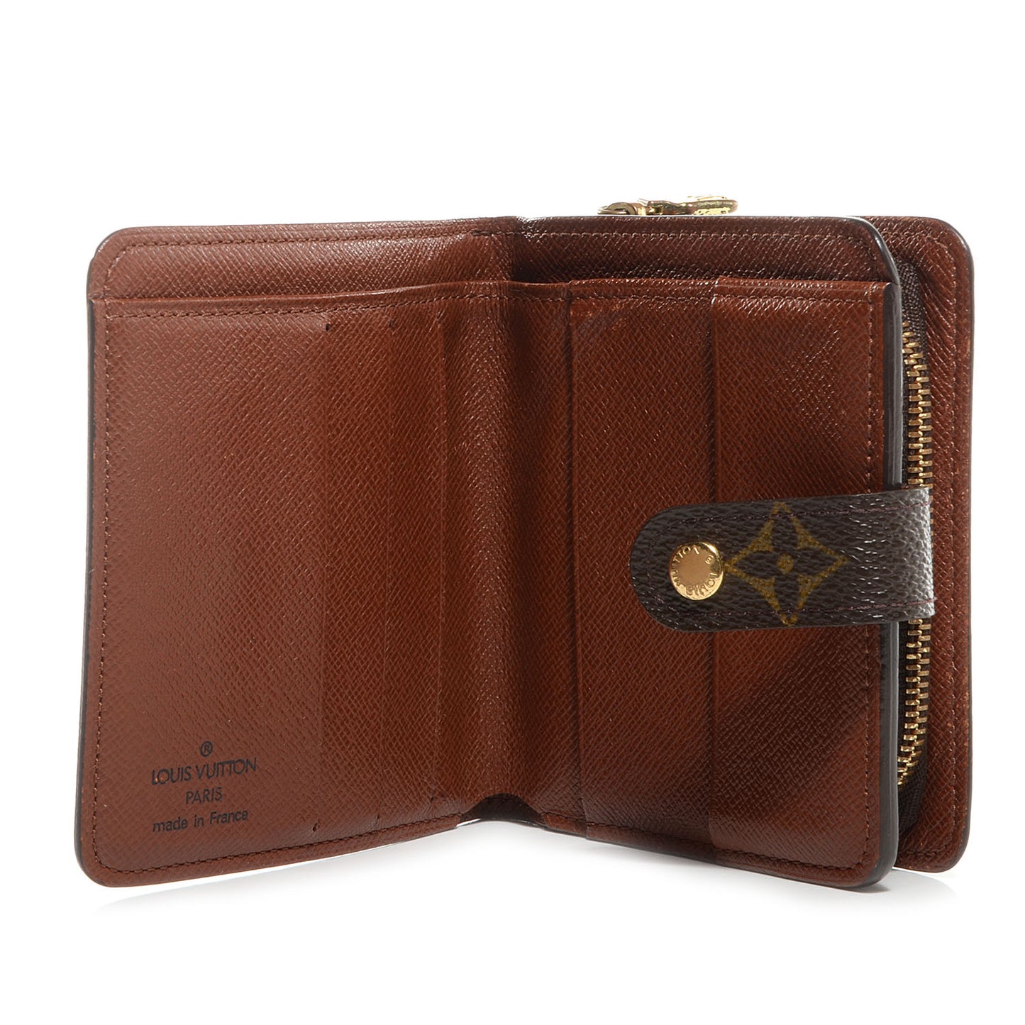 Monogram Compact Zippe Zipped Wallet