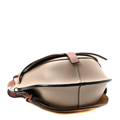 Loewe Calfskin Small Gate Crossbody Bag Amber Light Grey Rust 4 of 9