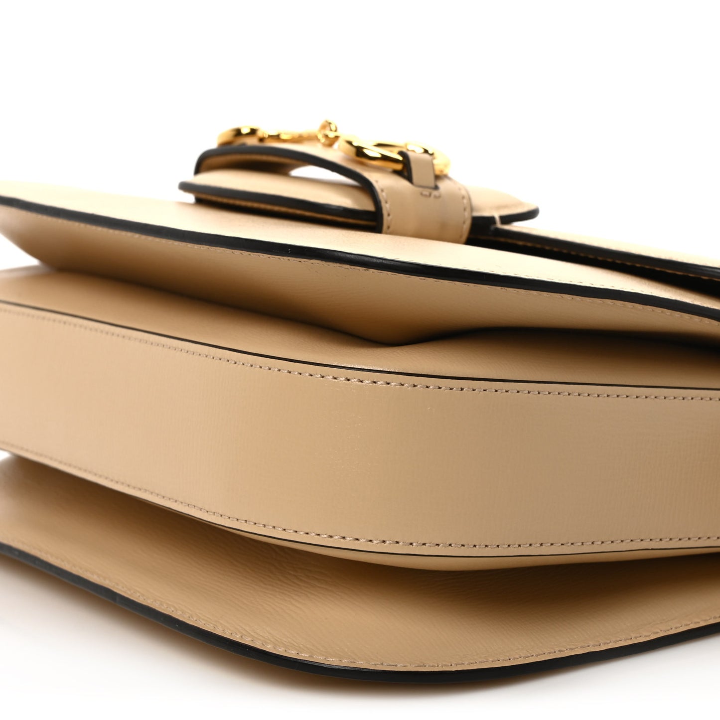 Azalea Calfskin Horsebit 1955 Shoulder Bag Bubble Tea
