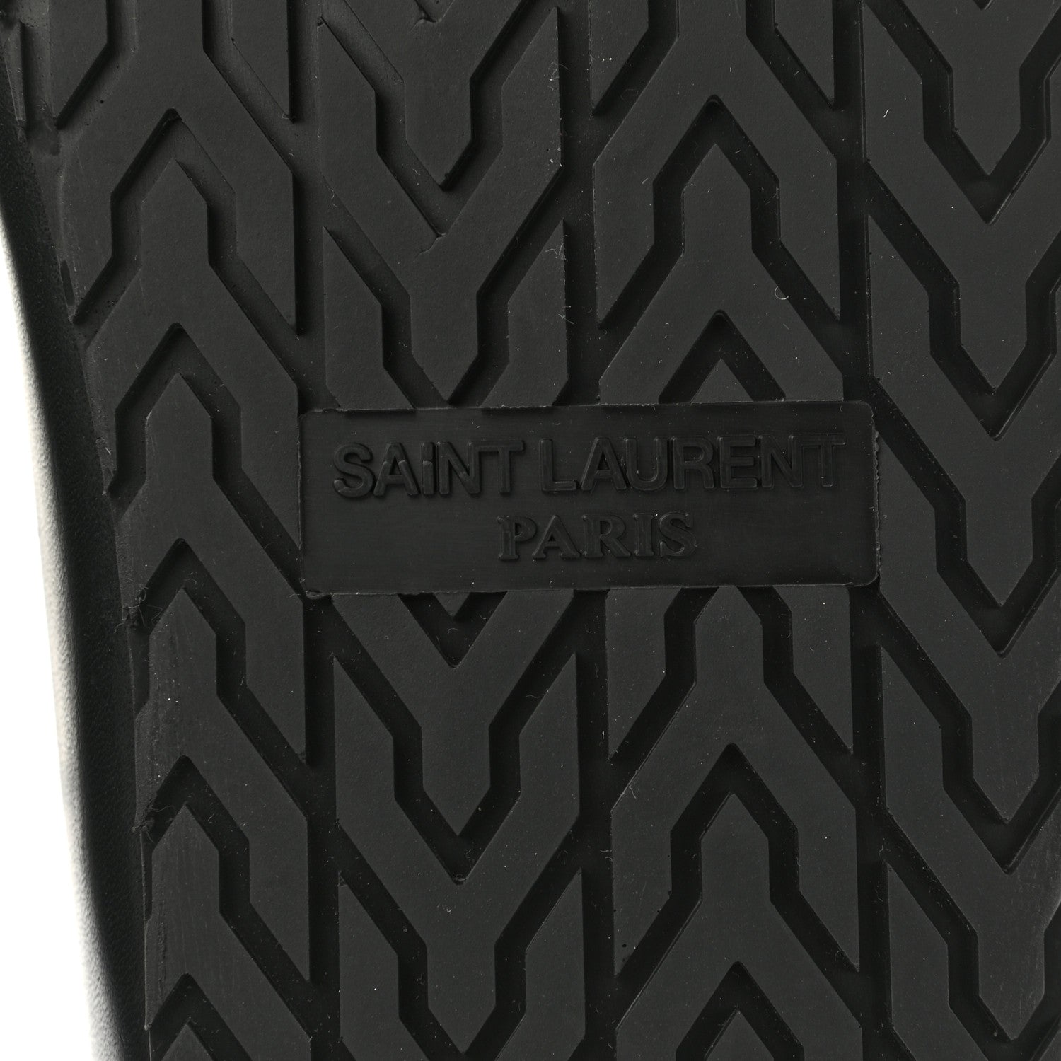 Saint Laurent Calfskin Jimmy Cross Slides 40 Black 6 of 10