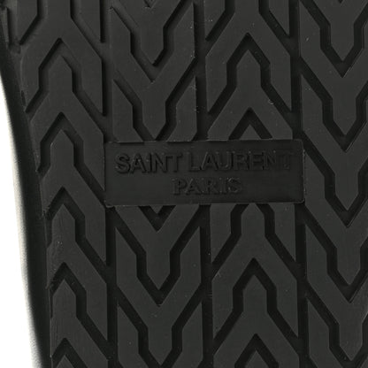 Saint Laurent Calfskin Jimmy Cross Slides 40 Black 6 of 10