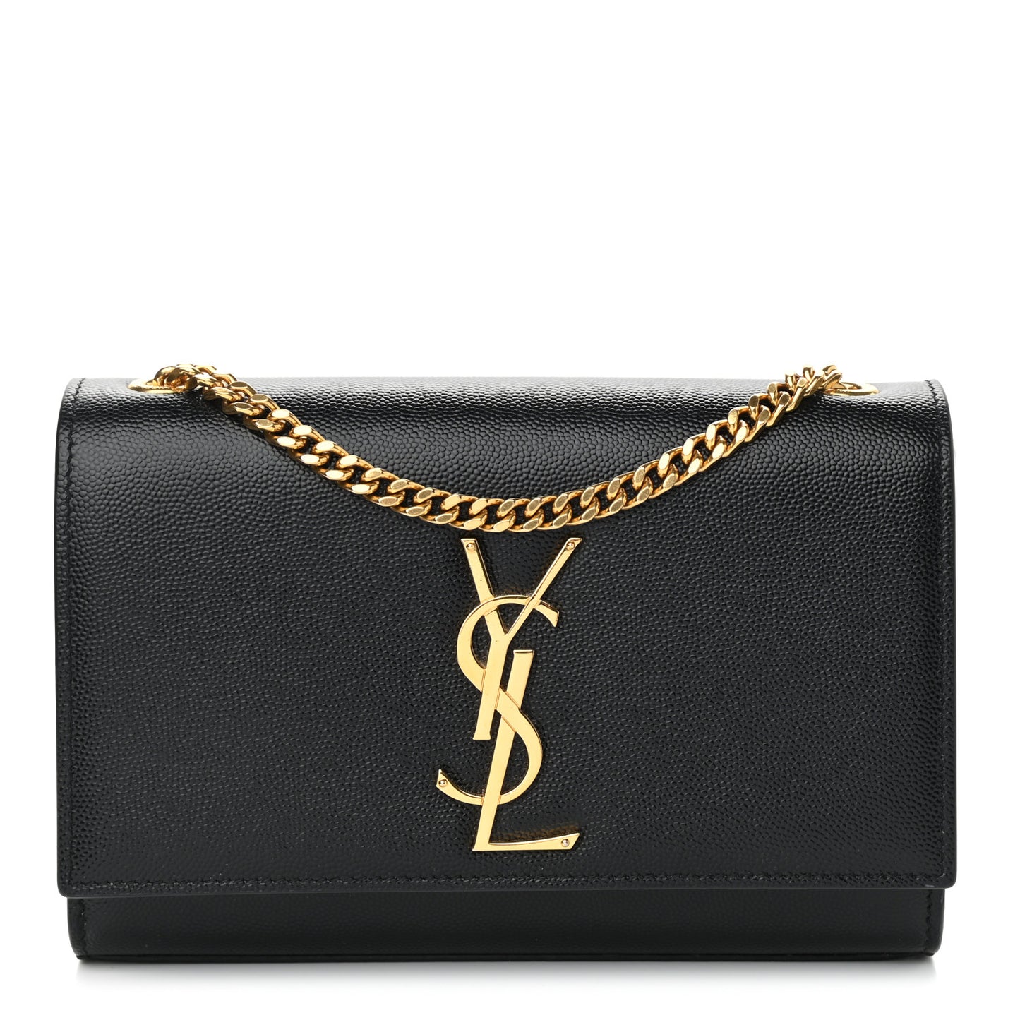 Grain De Poudre Small Monogram Kate Satchel Black