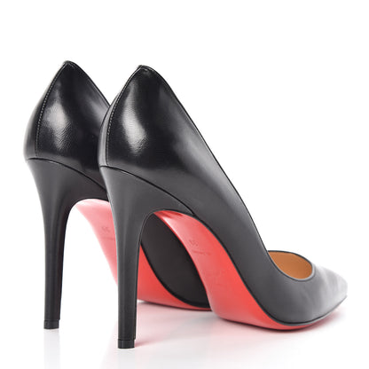 Christian Louboutin Shiny Nappa Pigalle 100 Pumps 39 Black 4 of 10