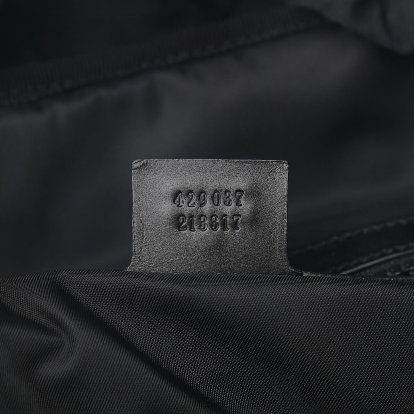 Techno Canvas Web Double Buckle Backpack Black