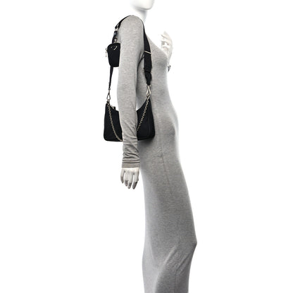 Prada Nylon Re-Edition 2005 Shoulder Bag Black 2 of 12