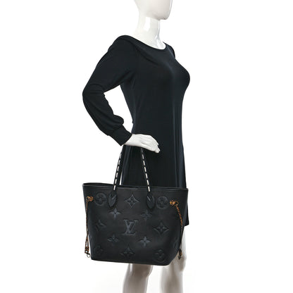 Louis Vuitton Empreinte Monogram Giant Wild at Heart Neverfull MM Black 2 of 9