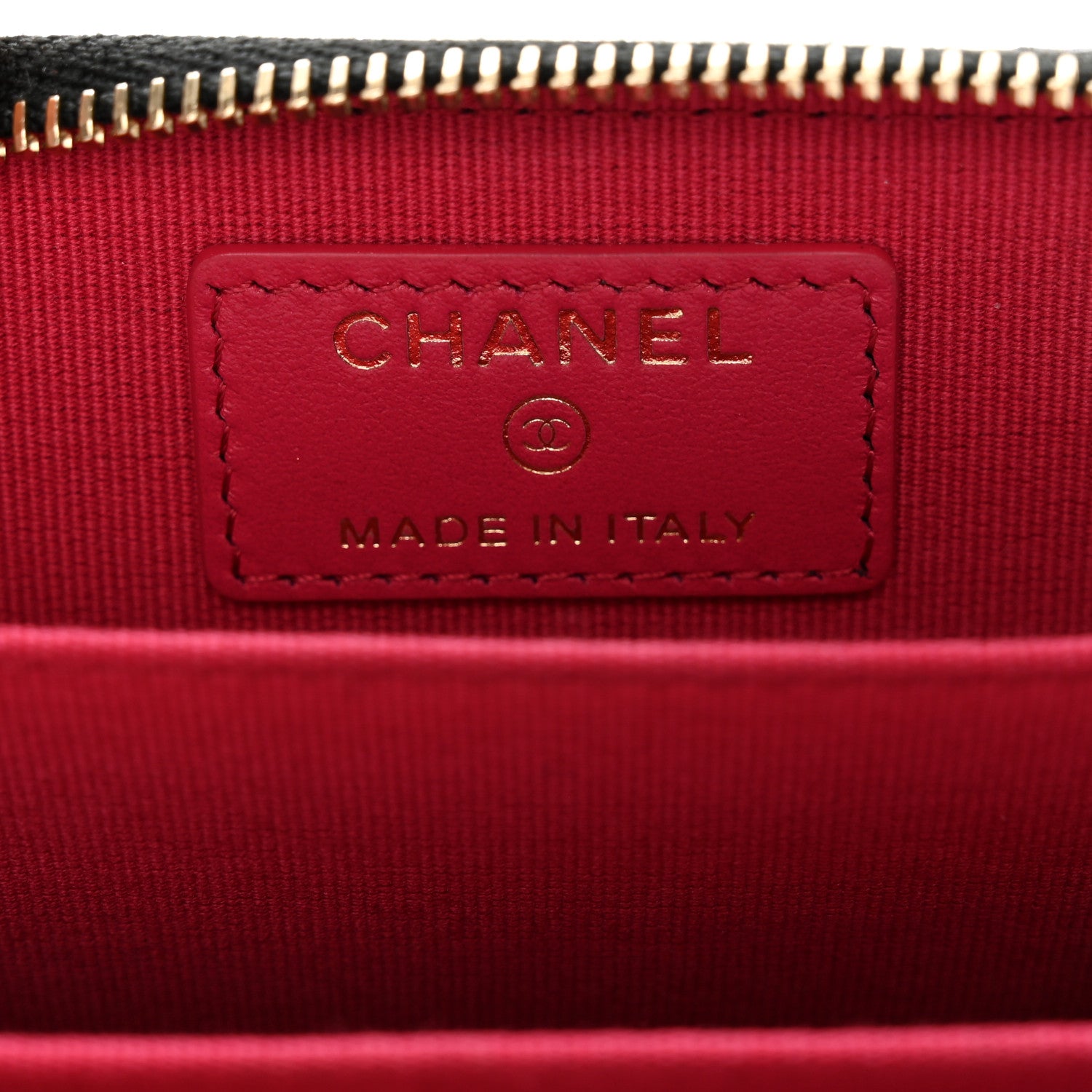 Chanel Lambskin Plexiglass Quilted Coco Love Zip Coin Purse Black 6 of 9