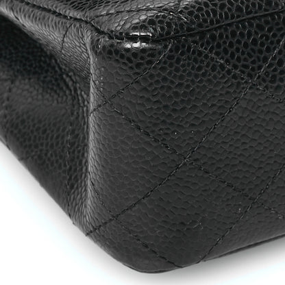 Chanel Caviar Quilted Medium Double Flap Black 9 of 11