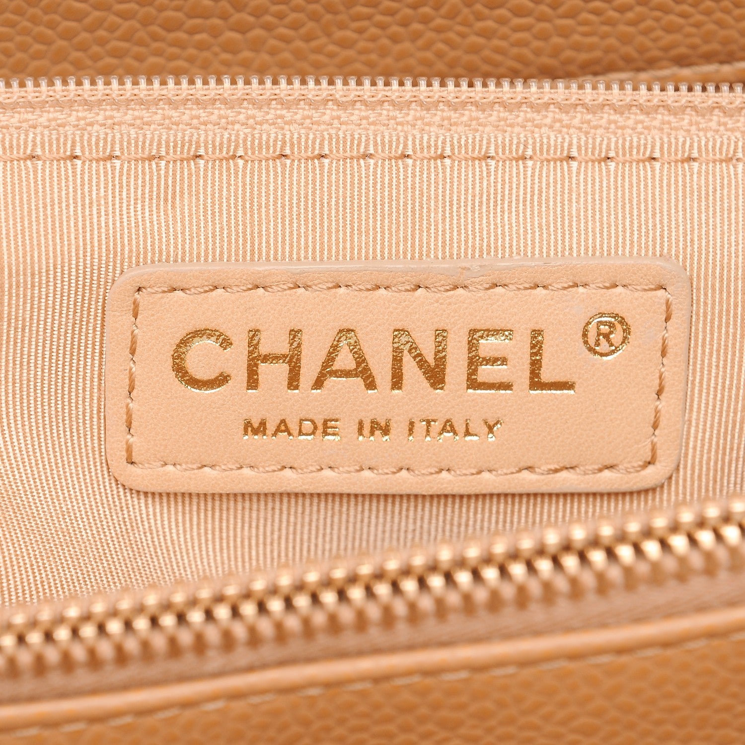 Chanel Caviar Quilted Grand Shopping Tote GST Beige 6 of 7