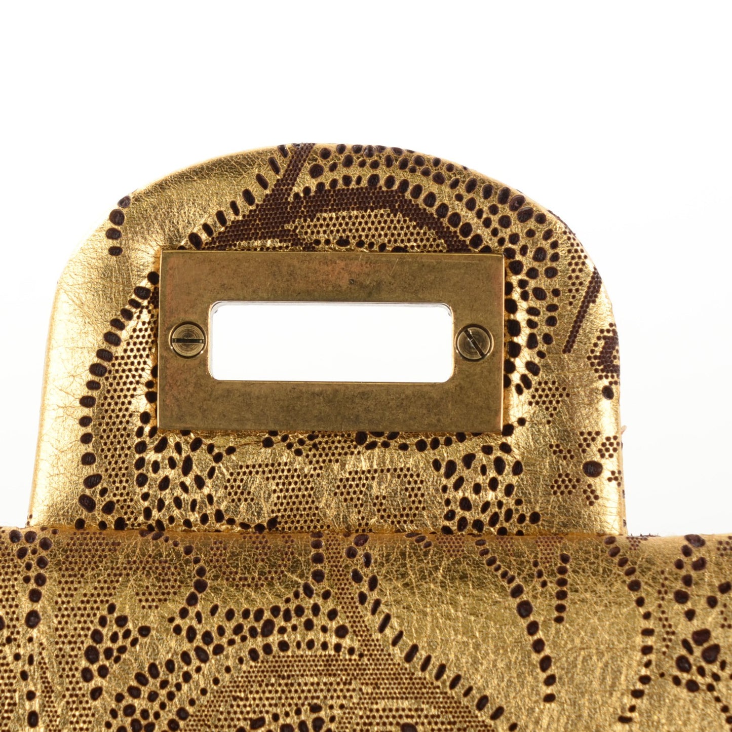 Buffalo Hand Painted Lace 2.55 Reissue 225 Flap Gold