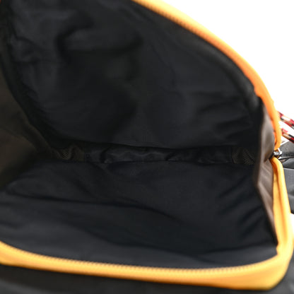 Burberry Nylon Medium Leo Sling Bag Black Yellow Grey 5 of 11