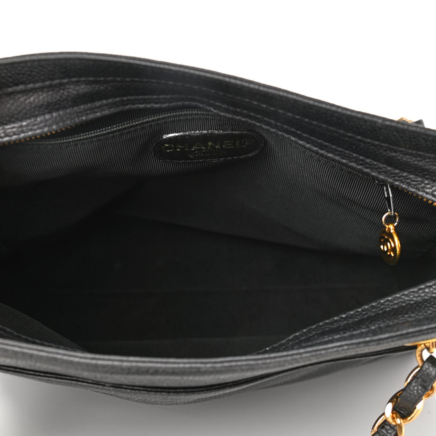 Caviar Shoulder Bag Black