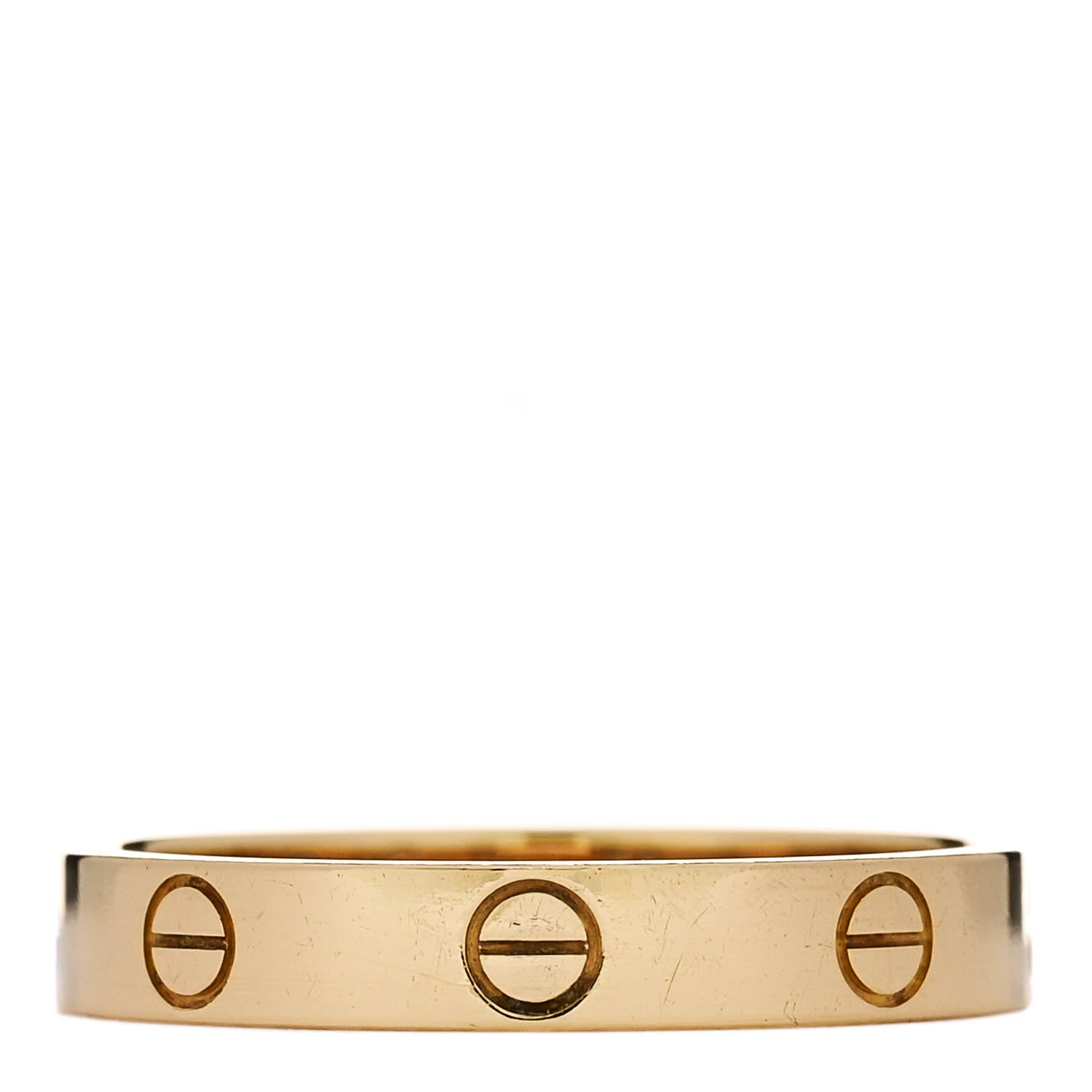 Cartier 18K Yellow Gold 3.5mm LOVE Wedding Band Ring 59 8.75 1 of 5