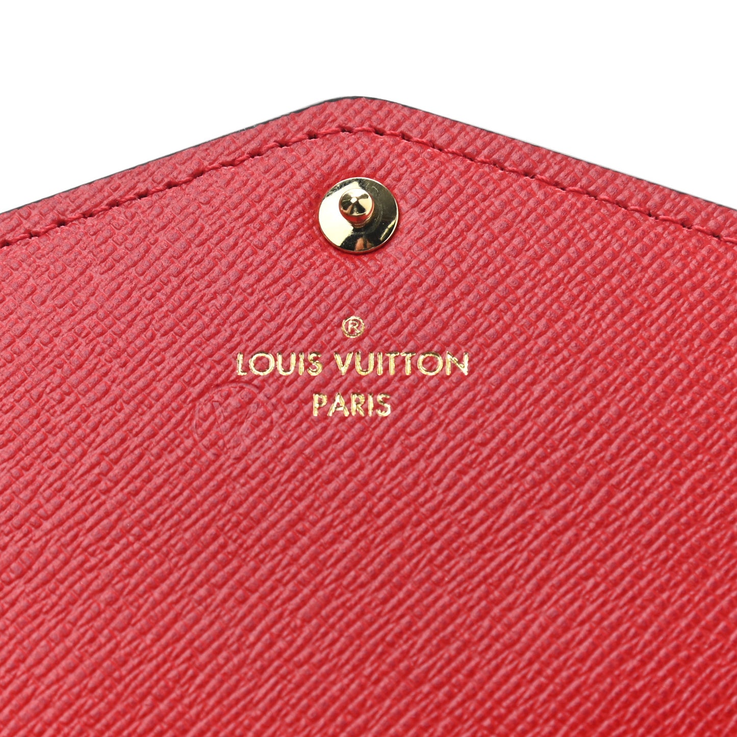 Monogram Sarah Wallet NM Coquelicot