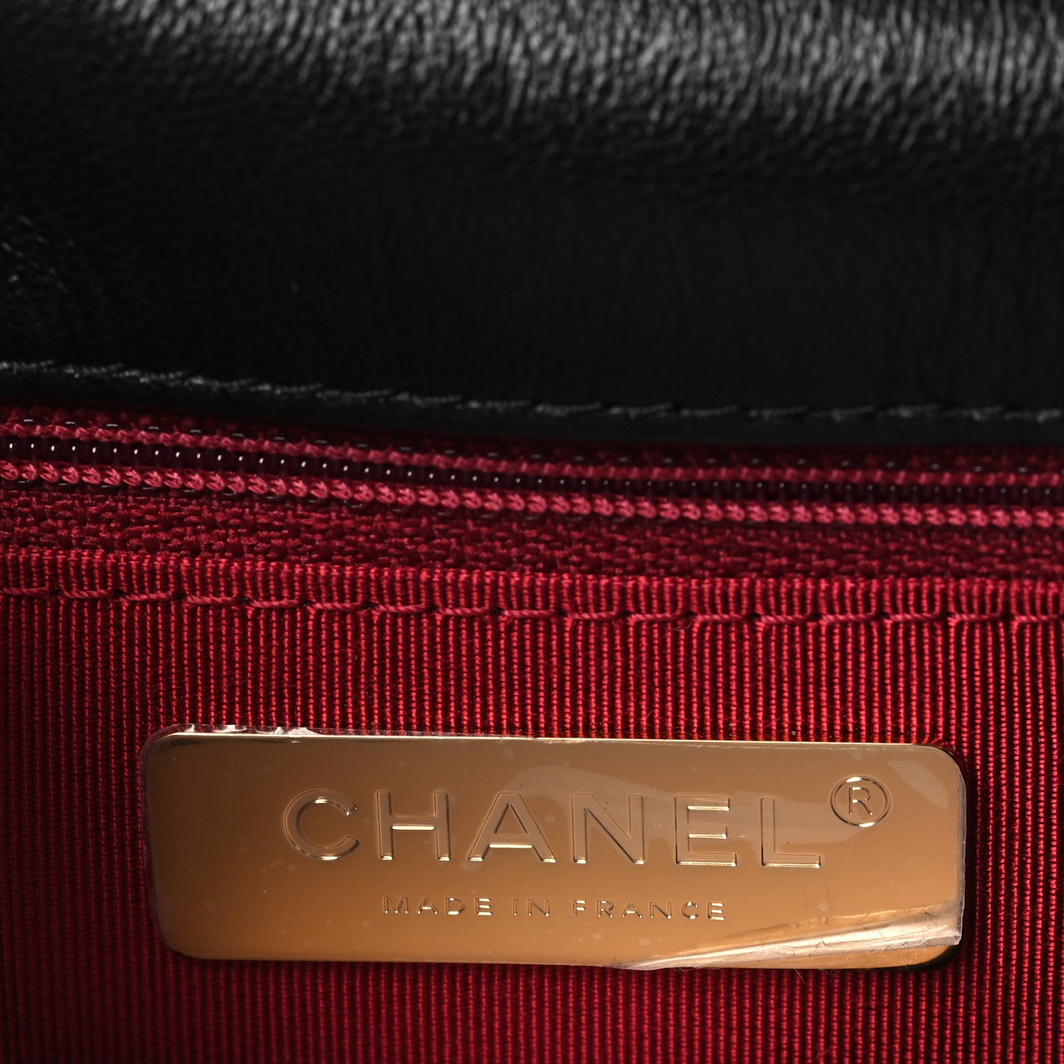 Chanel Goatskin Quilted Medium Chanel 19 Flap Black 6 of 9