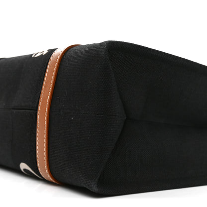 Chloe Cotton Calfskin Medium Woody Ribbon Tote Black 10 of 10