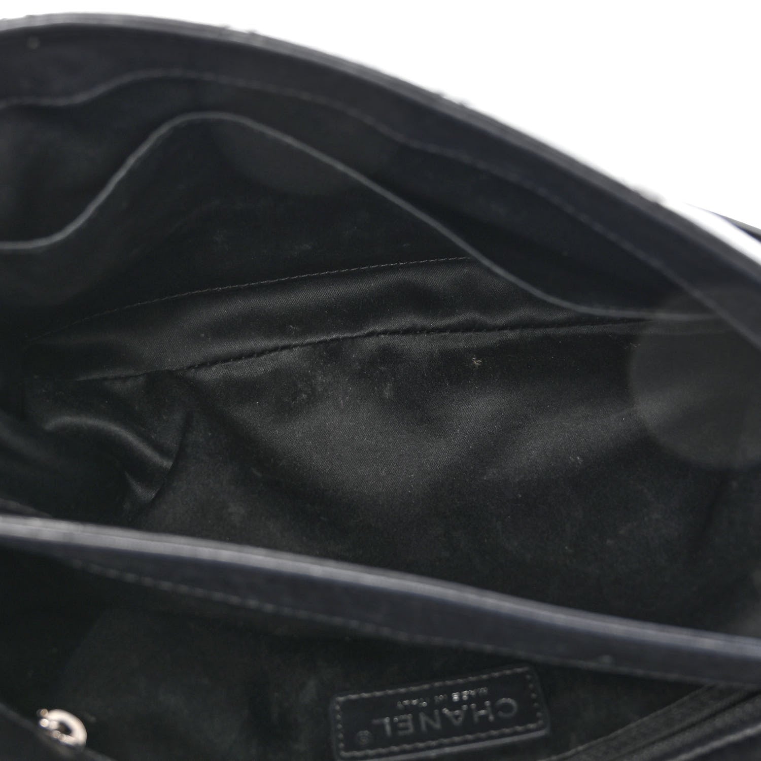 Chanel Lambskin Quilted Large Pagode Piping Flap Black 5 of 12