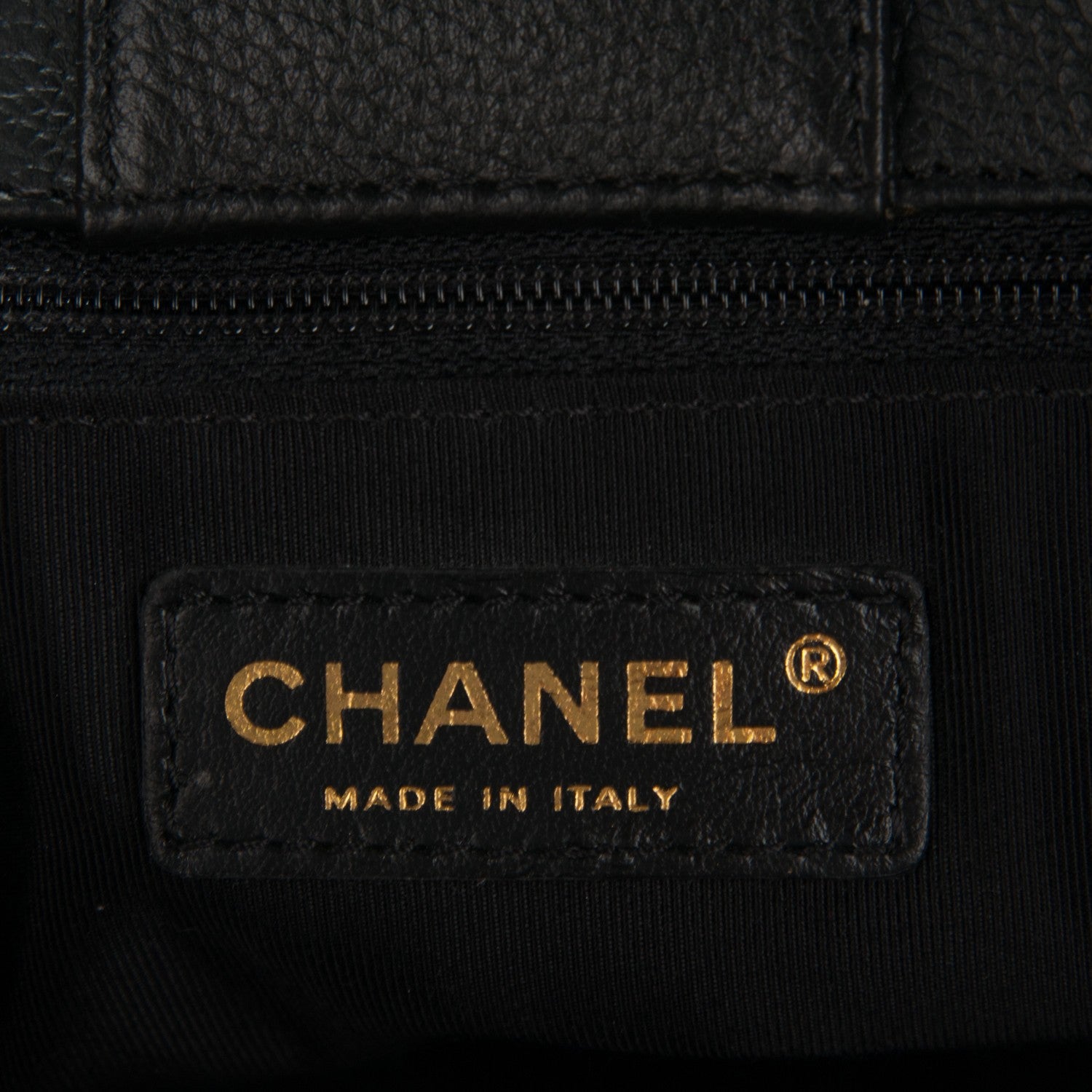 Chanel Calfskin Cerf Executive Shopper Tote Black 6 of 7
