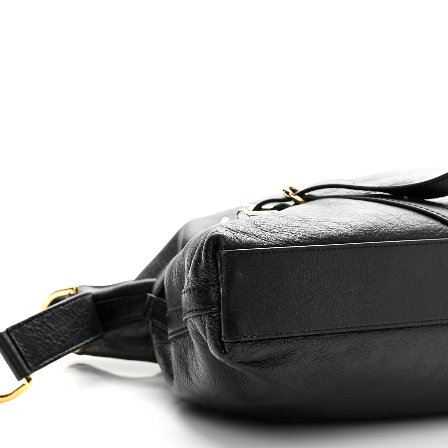 Calfskin Medium Voyou Bag Black