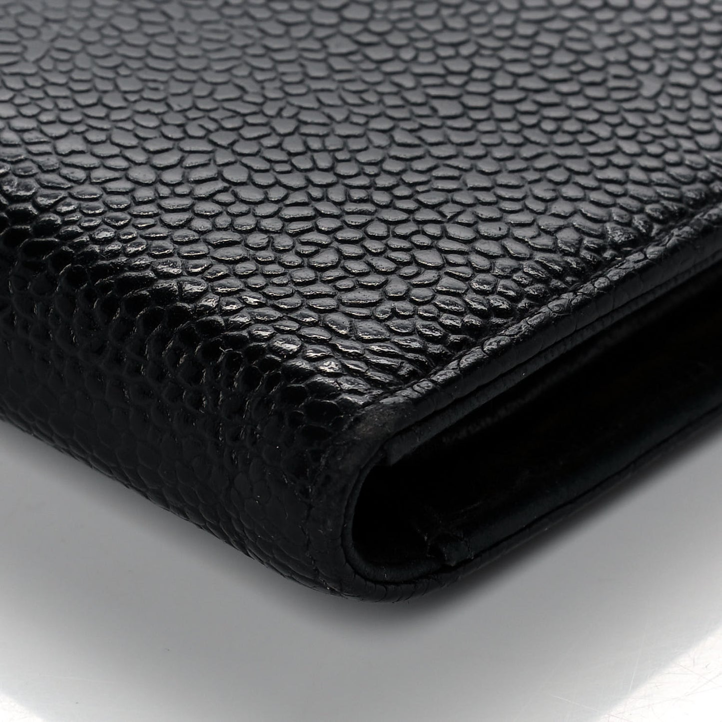 Caviar Timeless CC French Wallet Black
