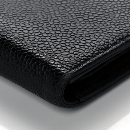 Chanel Caviar Timeless CC French Wallet Black 10 of 10
