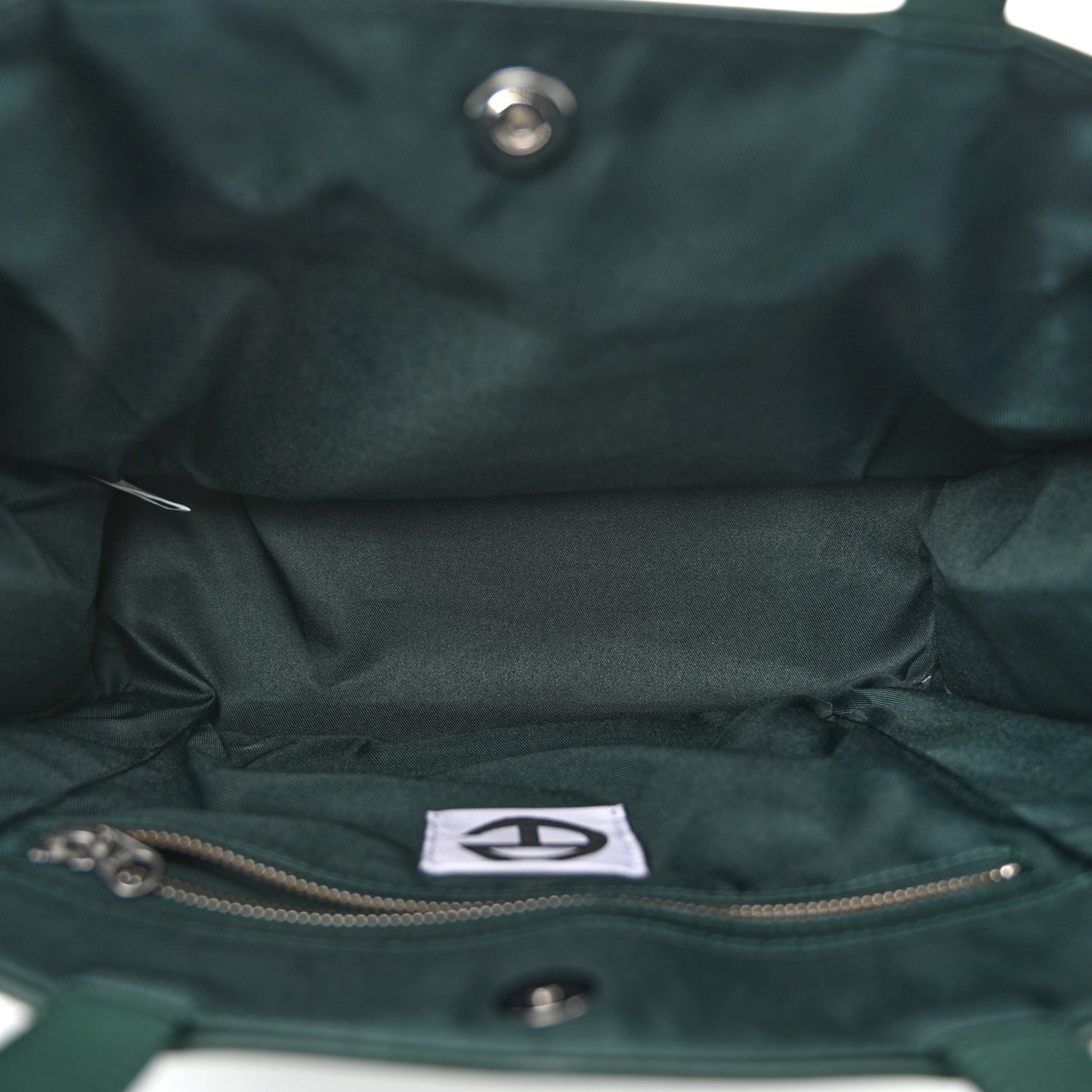Vegan Leather Medium Shopping Bag Dark Olive