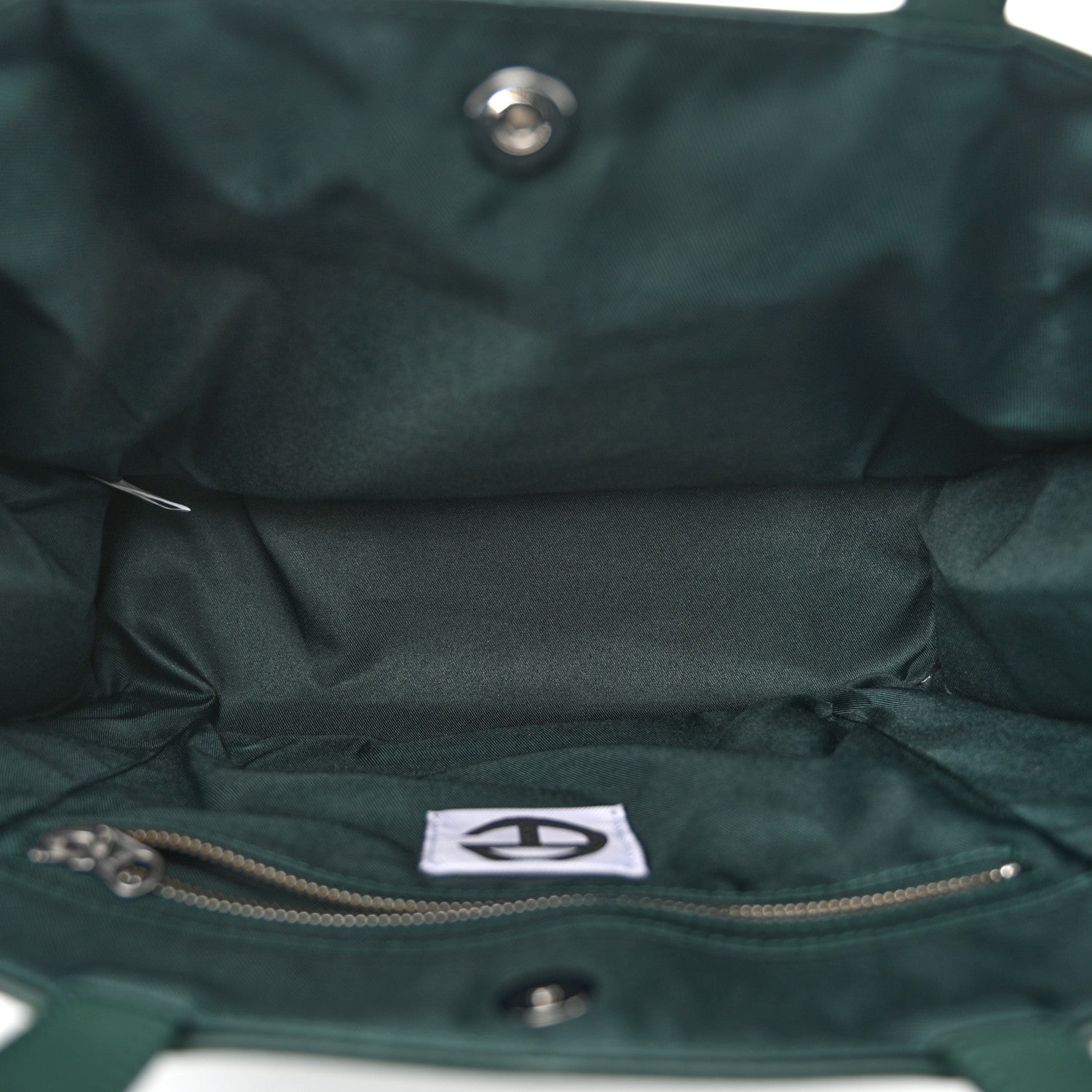 Telfar Vegan Leather Medium Shopping Bag Dark Olive 5 of 11