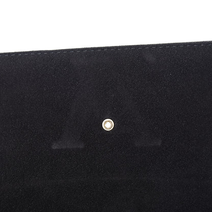 Louis Vuitton Calfskin Chain Louise MM Black 9 of 14