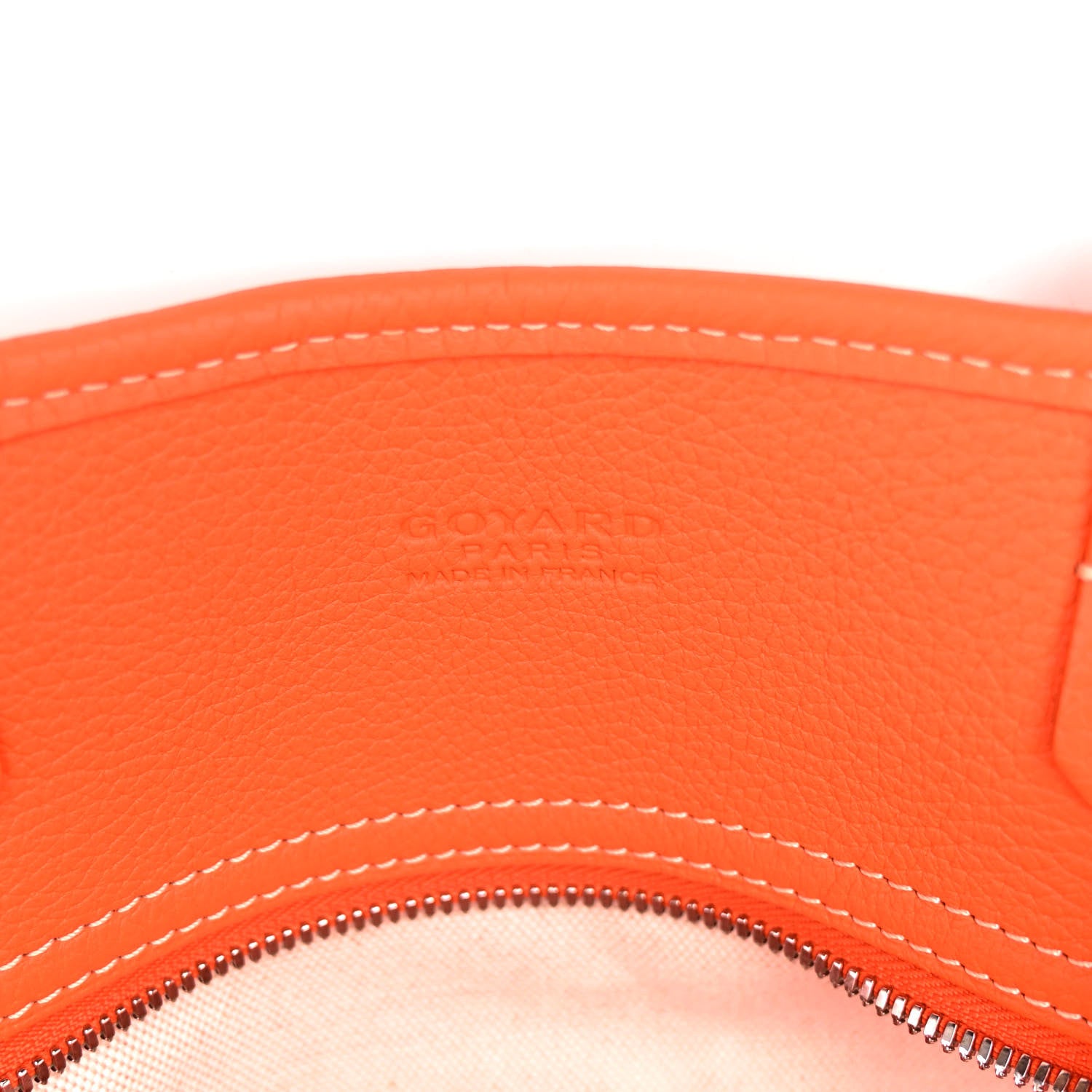 Goyard Goyardine Sac Hardy Pet Carrier PM Orange 7 of 11