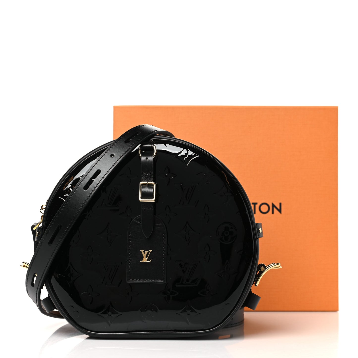 Vernis Boite Chapeau Souple MM Black