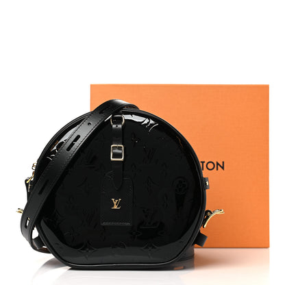 Louis Vuitton Vernis Boite Chapeau Souple MM Black 10 of 10